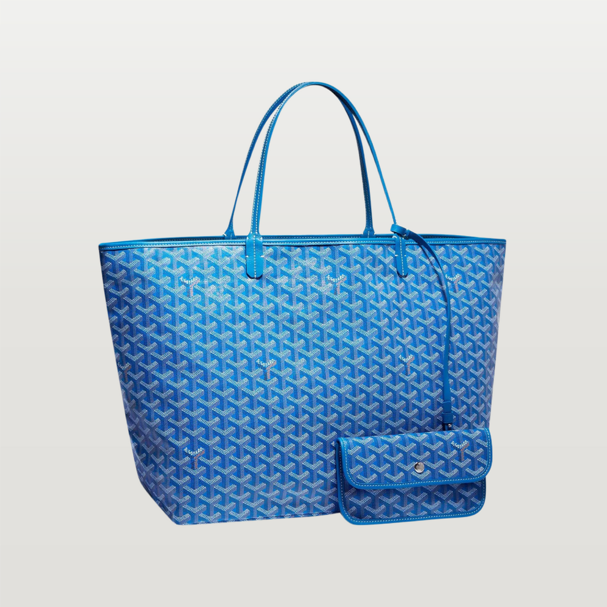 Goyardine Chevroches Calf Saint Louis PM Tote