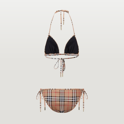 Check Bikini Set