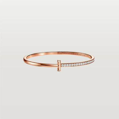 T1 Narrow Diamond Hinged Bracelet