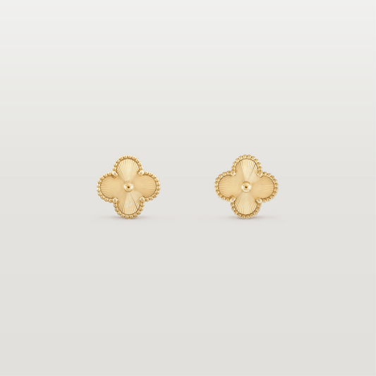 Vintage Alhambra Stud Earrings