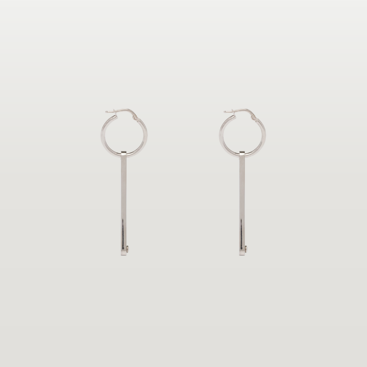 Triangle Logo Pendant Earrings