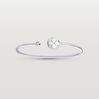 Idylle Blossom Twist Bracelet, Silver