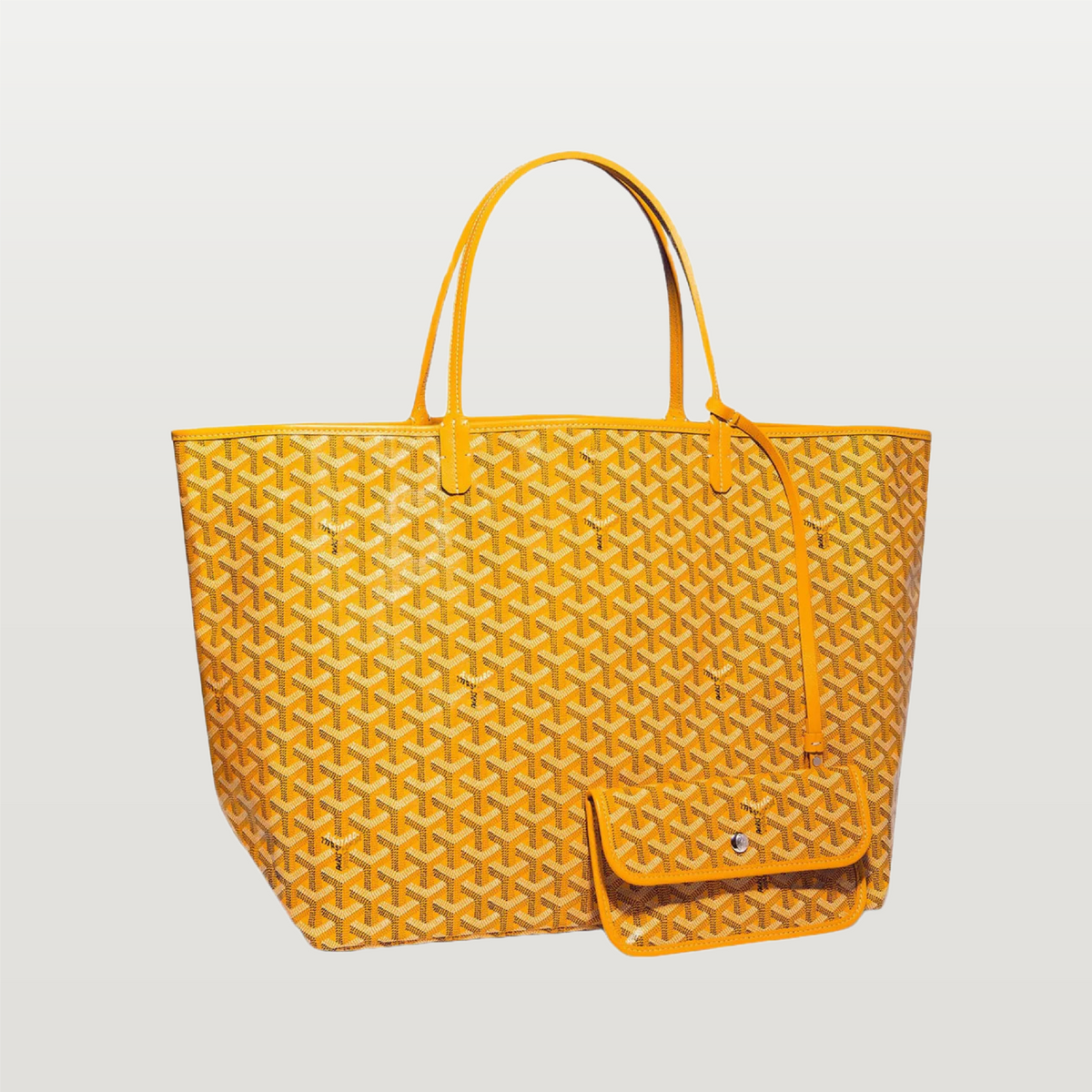 Goyardine Chevroches Calf Saint Louis PM Tote
