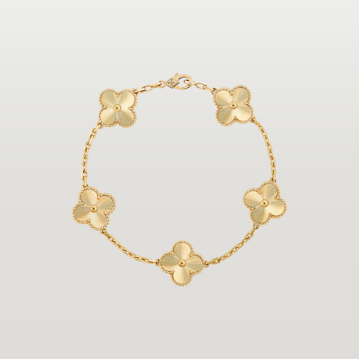Vintage Alhambra Bracelet, Yellow Gold