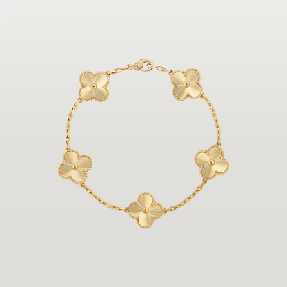 Vintage Alhambra Bracelet, Yellow Gold