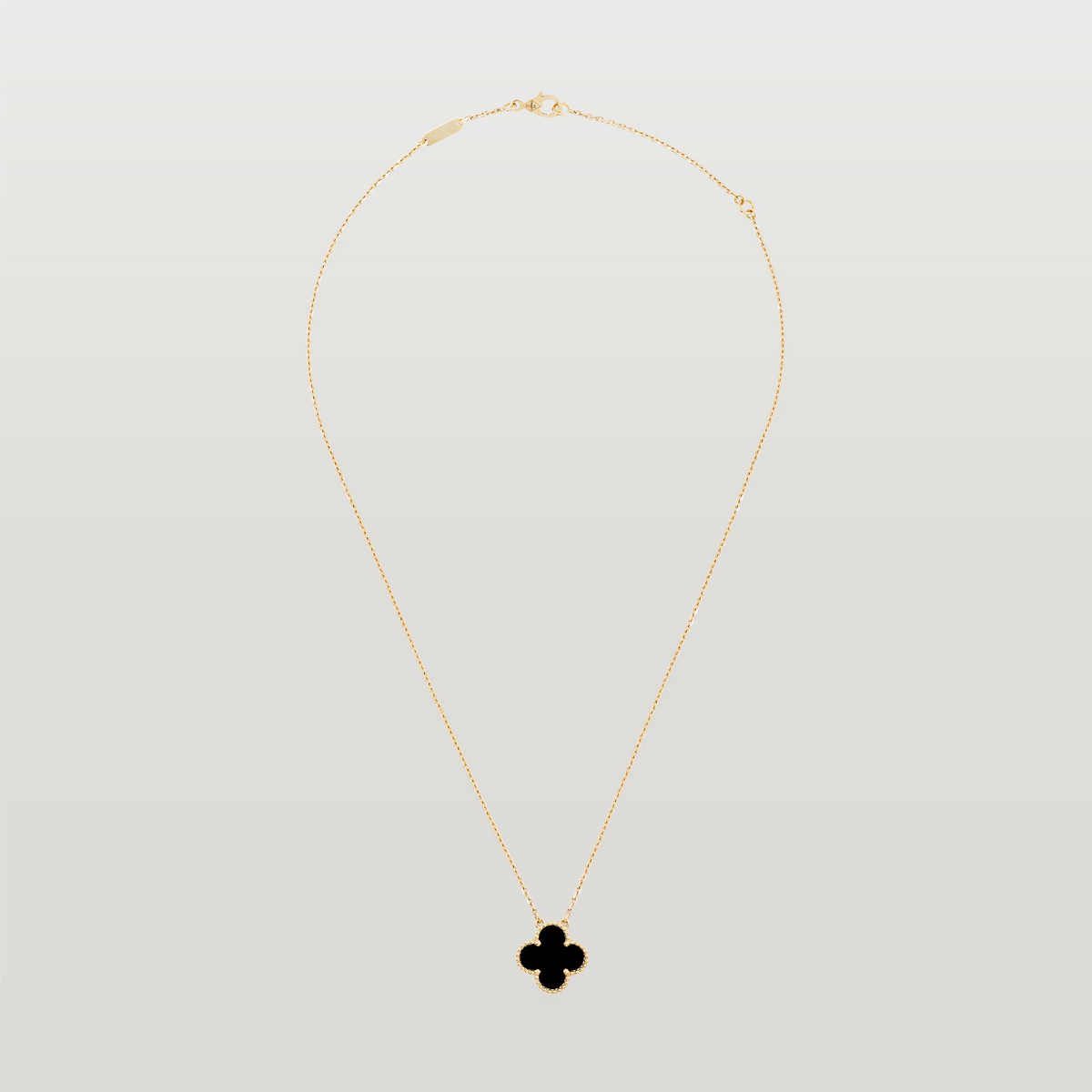 Vintage Alhambra Pendant, Onyx