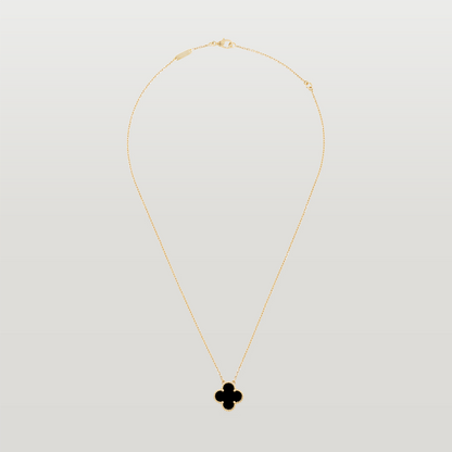 Vintage Alhambra Pendant, Onyx
