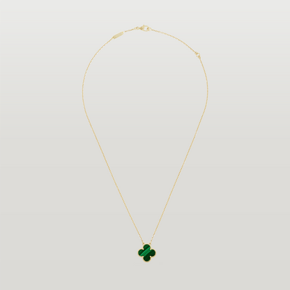 Vintage Alhambra Pendant, Malachite