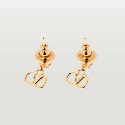 VLogo Pendant Earrings