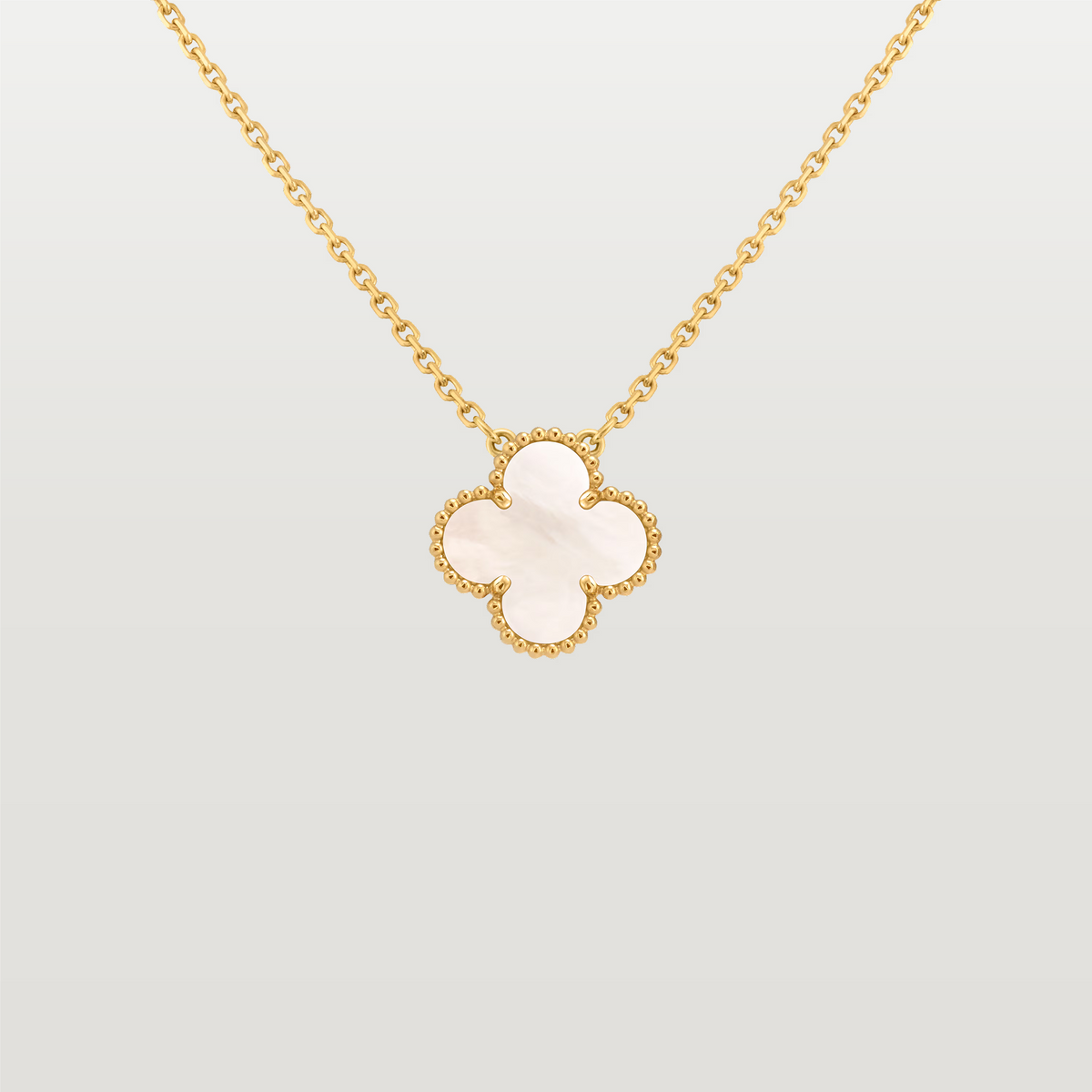 Vintage Alhambra Pendant, Mother-Of-Pearl