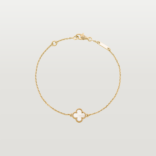 Sweet Alhambra Bracelet, Small Model, Mother-Of-Pearl