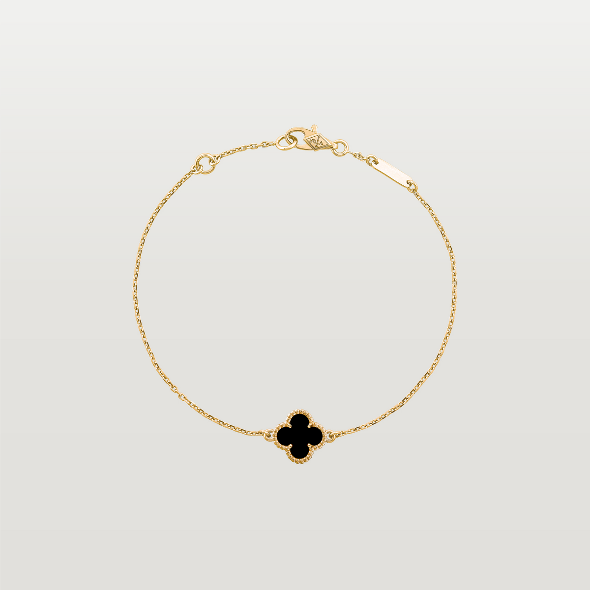 Sweet Alhambra Bracelet, Small Model, Onyx